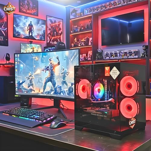 Image of CHIST ROG GAMEX,14-Core 28 Threads Xeon Processor, 32GB DDR4 RAM, 1TB SSD, RTX 3050 6GB GPU, 650PSU, Windows 11 Pro, Wi-Fi, Bluetooth