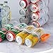 Imagen de Estante compacto para latas refrigerado para organizar bebidas enlatadas en el refrigerador sin ocupar espacio excesivo en el estante