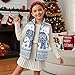 TOADDMOS Elephant Kids Vest 2T Versatile Flowers Boys Outerwear Vests Stylish Sleevless Fall Winter Warm Outerwear With Pockets Fashion Warm Lightweight Winter Coat with Pocket