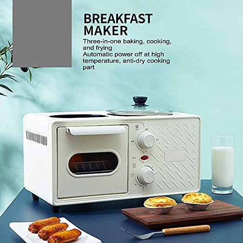 Frühstücksmaschine Multifunktionale 3-In-1-Frühstücksstation Maker Center Multifunktions-Retro-Familien-Kaffeemaschine… – Bild 3