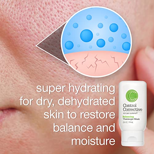 Control Corrective Balancing Thermogel Mask, 2.5 Oz - A Hydrating Facial Treatment Mask To Restore Skin Ph, Calms Skin, May Be Left On Overnight For Added Hydrating, Deeply Hydrate, Anti-Inflammatory #TOP6