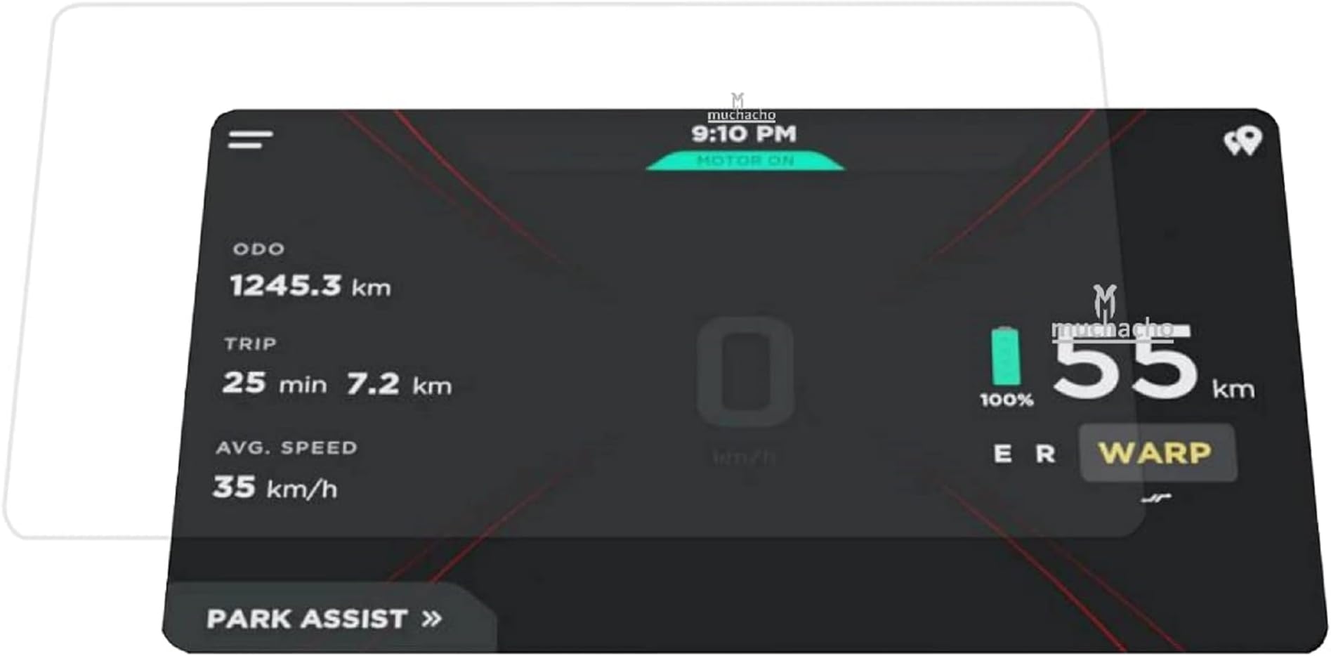 - Tempered Glass 9H Unbreakable Full Screen Protector Guard for Ather 450x / Plus Ather Apex/Gen 3/ Rizta (Clear) with Easy Installation Kit