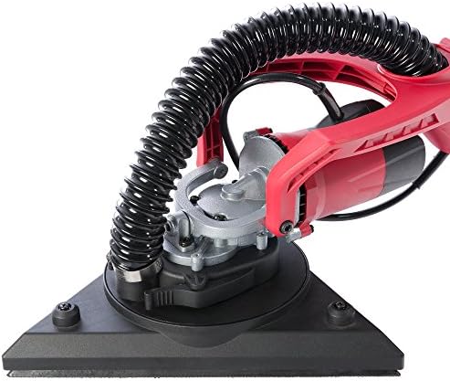 Bild 6 - Arebos Trockenbauschleifer 710W | Langhalsschleifer mit Dual-Pad Schleifkopf Ø225mm | Teleskopstange, Absaugsystem, Schwenkbarer Kopf | inkl. 12 Schleifscheiben & Koffer