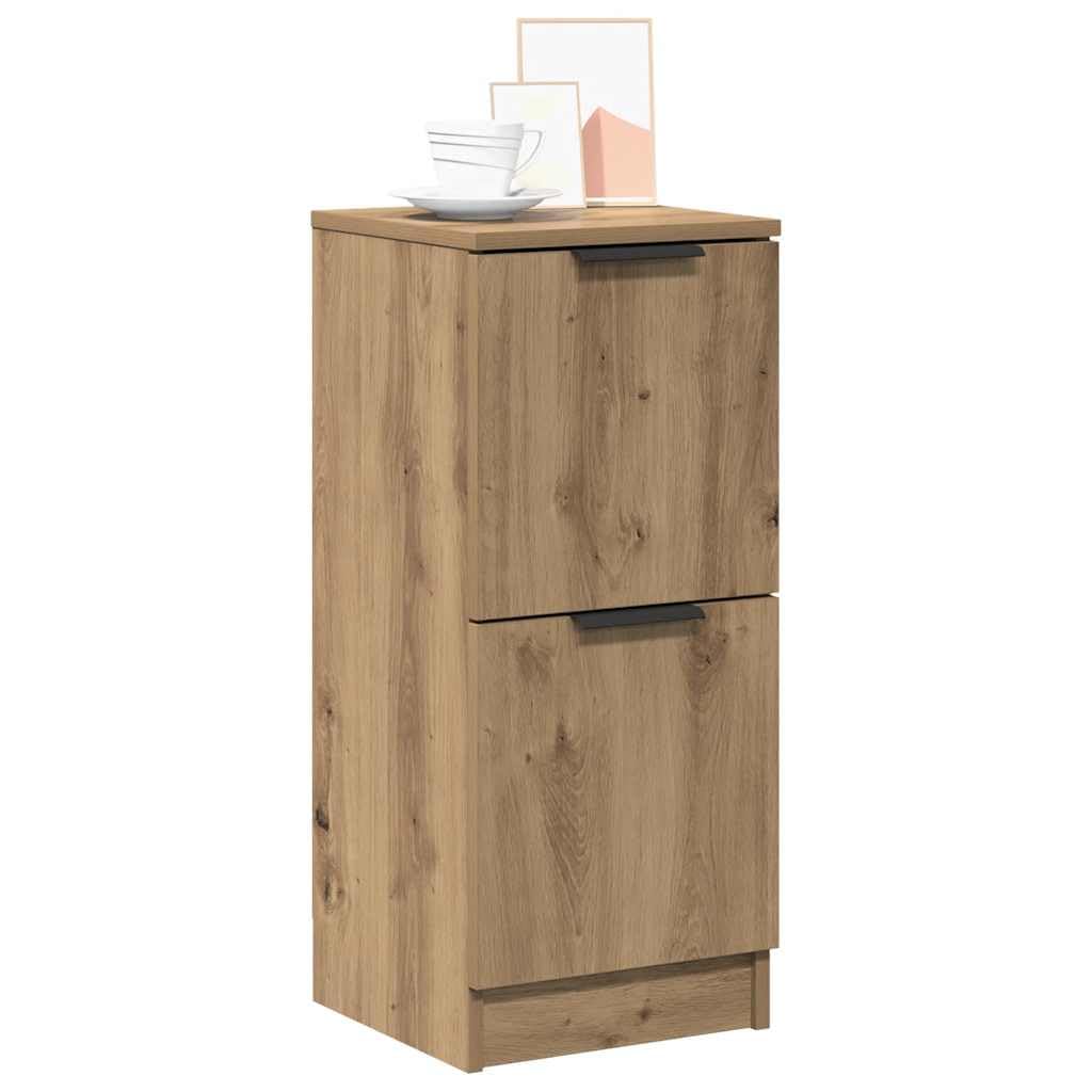 Set di 2 credenze in rovere Artisan, 30 x 30 x 70 cm