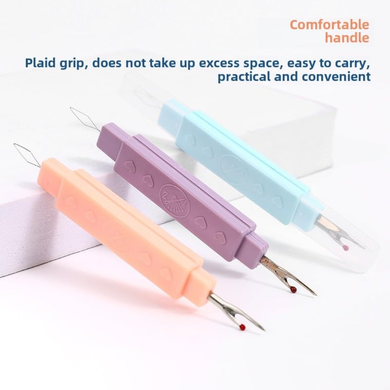 2 in 1 Needle Threader Tool with Seam Ripper (Pack of 1)– Automatic Needle Thread Inserter for Sewing, Tailoring, Embroidery & Crafts 1