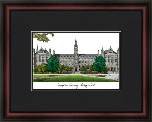 Landmark Publishing Campus Images DC996A Georgetown University Academic Frame Print