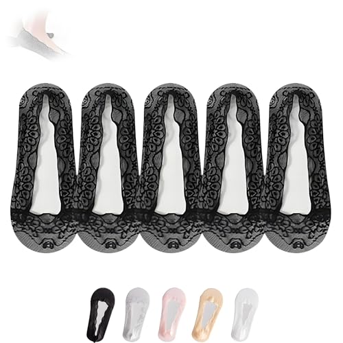 Pleteffect Socks, Pleteffect Mesh Lace No Show Liner Socks, Ultra Thin Non Slip Breathable Casual Lined Boat