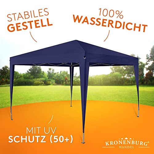 Pavillon Kronenburg Falt wasserdicht 2 x 2 m mit UV Schutz