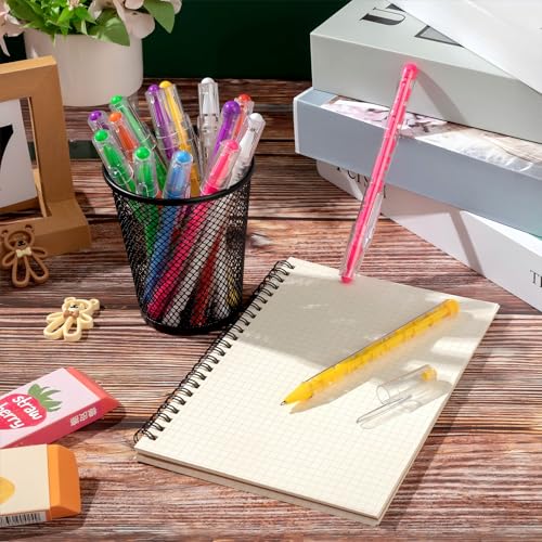 Leelosp 60 Pcs Maze Pen Puzzle Novelty Ballpoint Pen Fidget Pens with Ball Maze Inside for Stress Relief Gift Office Stationery Birthday Party Supply, 8 Colors - Image 6