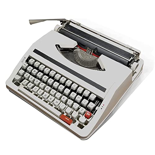 Máquina de escribir manual: máquina de escribir portátil antigua para escritura creativa, manualidades y letras