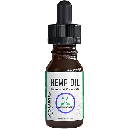 Amazon Com Hemp Oil Drops Green Roads World 250mg 100 Natural Extract Anti Anxiety And Anti Stress Health Personal Care