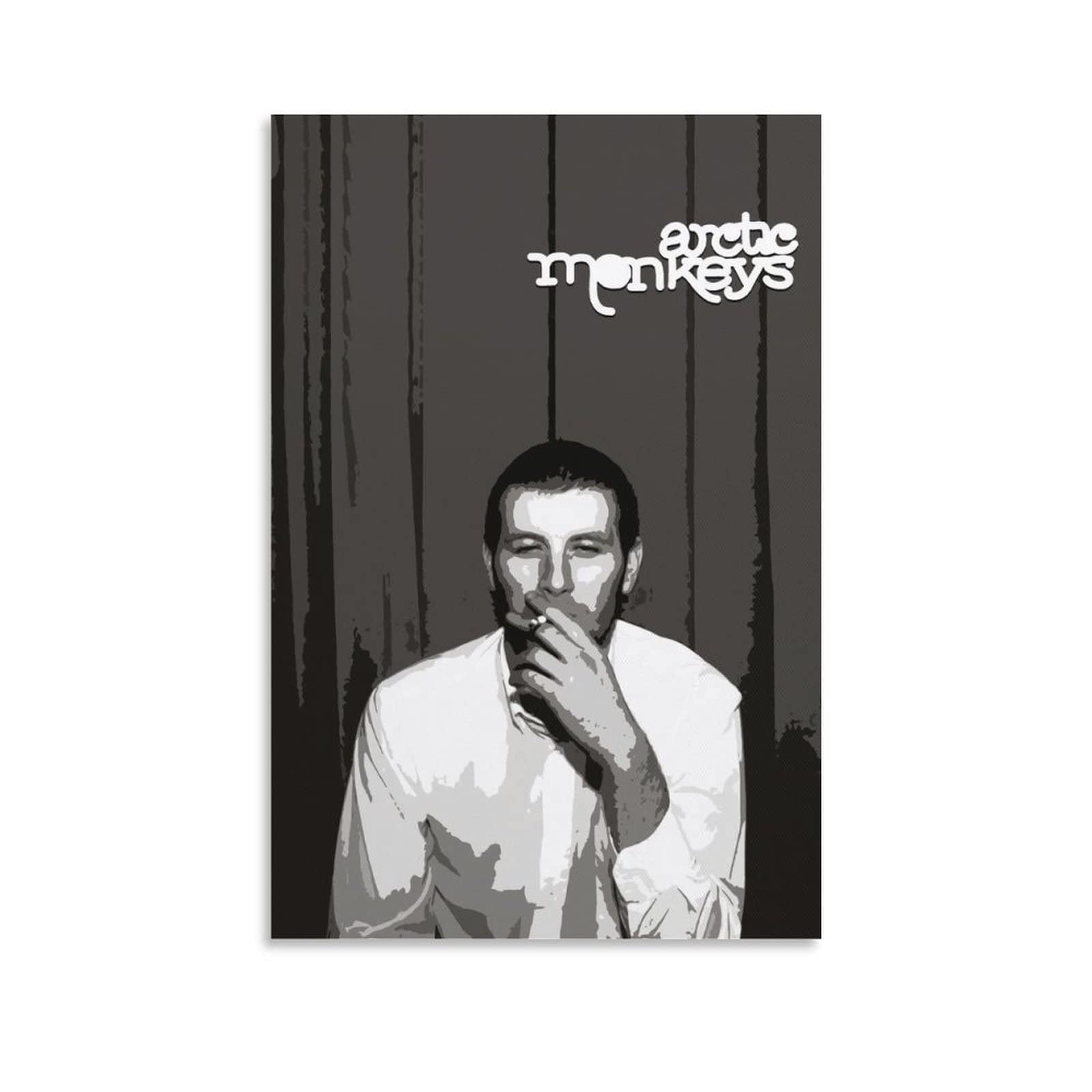 Canvas Art Walls Painting Arctic Monkeys Poster Canvas Wall Art Pictures for Bedroom Wall Art Gifts Decor 50x70cm Senza Cornice