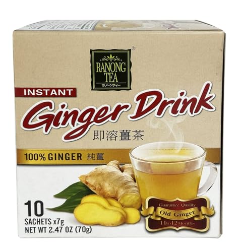 Ranong Tea Instant Ginger Drink 100% Ginger (1)