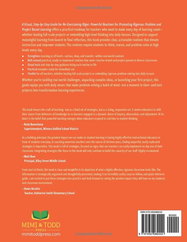 A Visual, Step-By-Step Guide for Re-Envisioning Rigor: Powerful Routines for Promoting Rigorous Problem- and Project-Based Learning (The Re-Envisioning Rigor Series) - Image 2