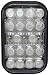 Maxxima M42213 White 5" Rectangular Backup Light