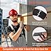 Premium Hard Hat Visor Compatible with Standard V-Gard Full Brim Attachment for Men or Women Working Outside