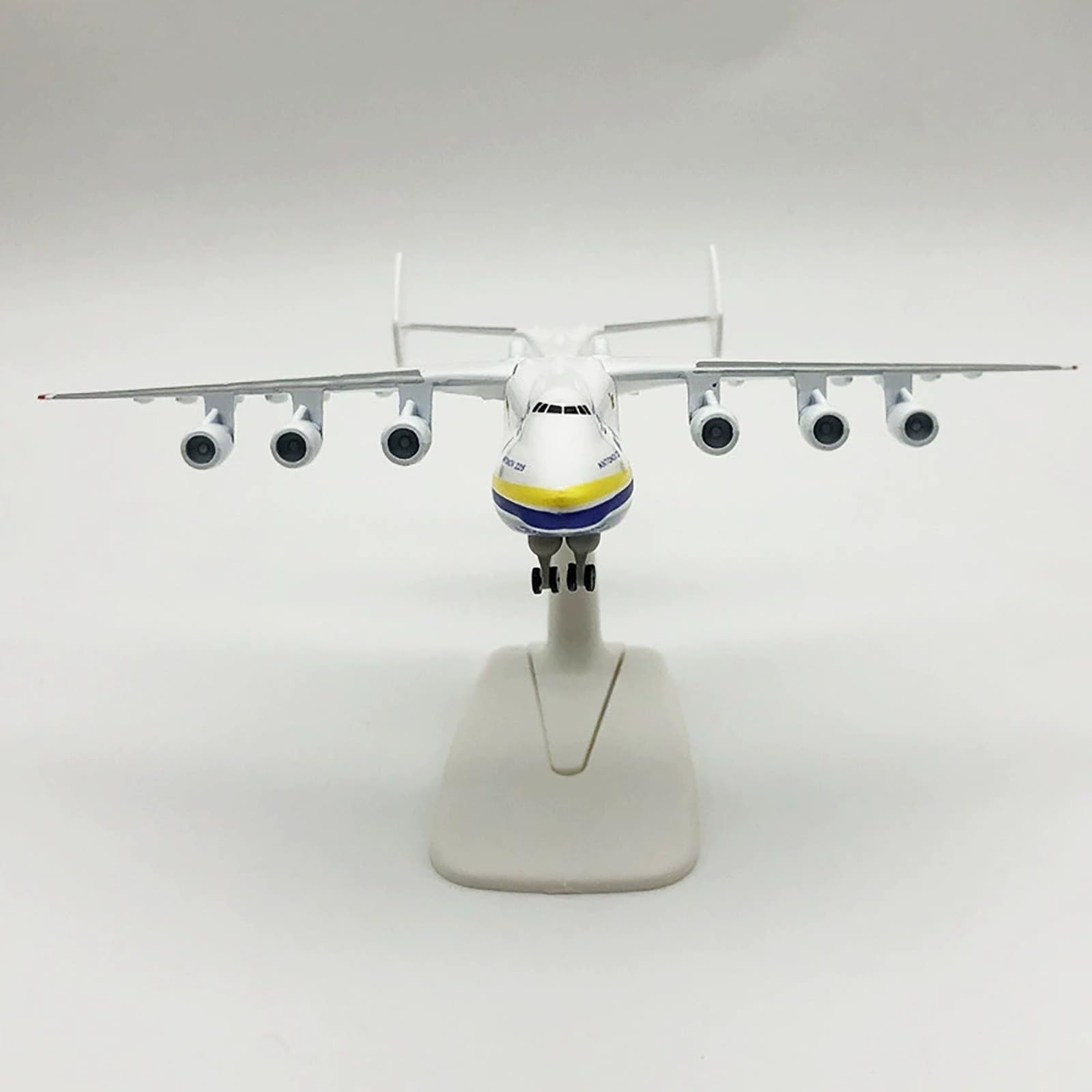 7,8 pollici scala 1:400 Antonov AN-225 Modello di aereo in lega pressofuso modello di aeroplano per collezione ornamento con supporto e confezione regalo