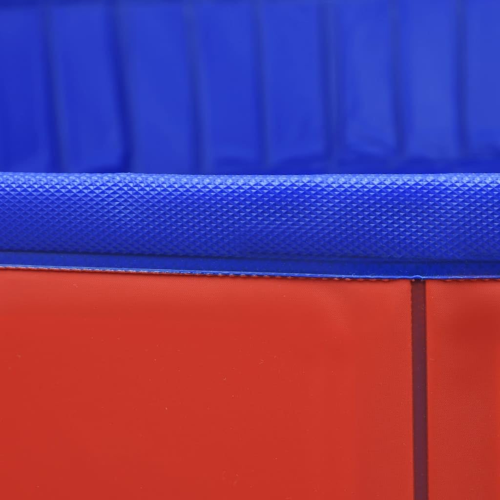 vidaXL Hundepool Faltbar Rot 300x40 cm PVC
