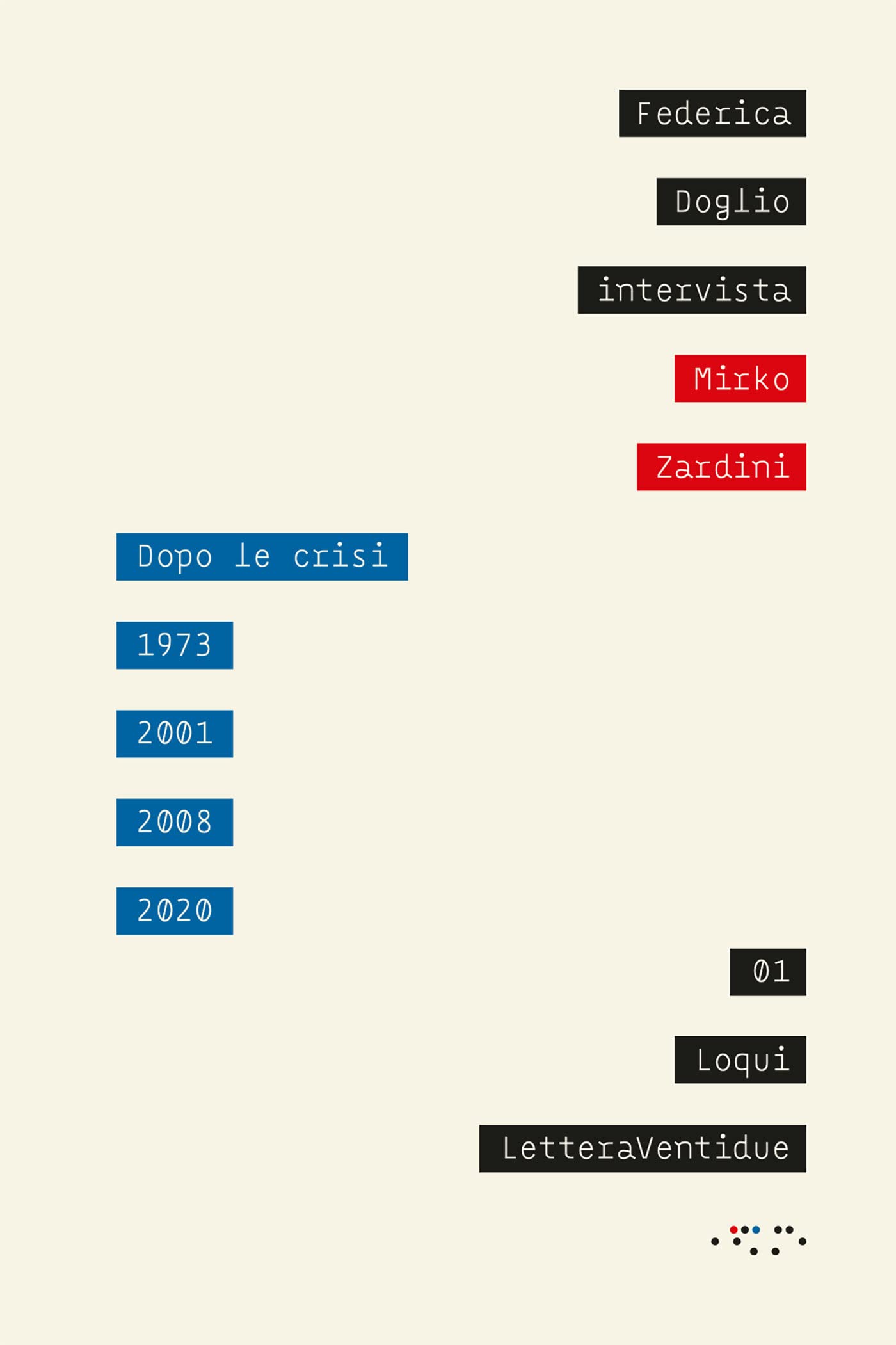 Dopo le crisi : 1973, 2001, 2008, 2020 (Loqui Vol. 1)
