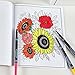 Crayola Floral Adult Coloring Book (40pgs), Flower Adult Coloring Pages, Stress Relief Activity, Mindfulness Gift for Teens & Adults, 9+