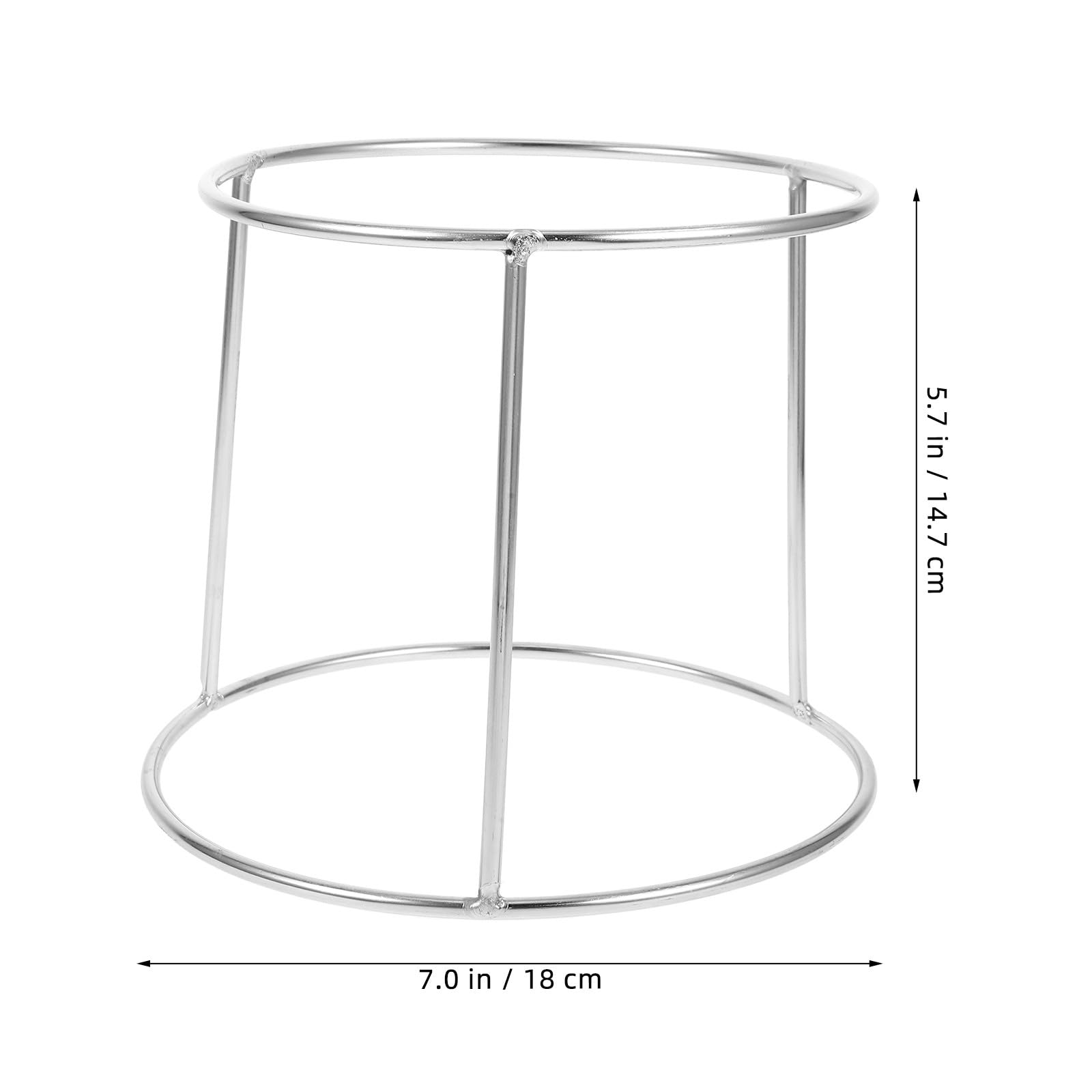 PRETYZOOM Set da 3 Portavassoi Multifunzione in Acciaio Inox per Frutti di Mare e Snack, Doppio Strato, per Uso in Ristoranti e Presentazioni di Buffet