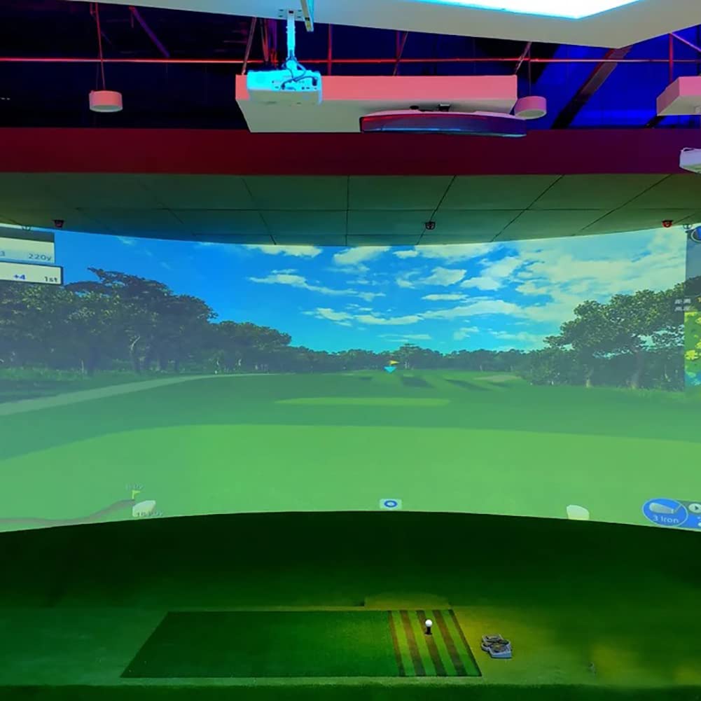 Écran de simulateur de golf intérieur anti-bruit en tissu 3x3