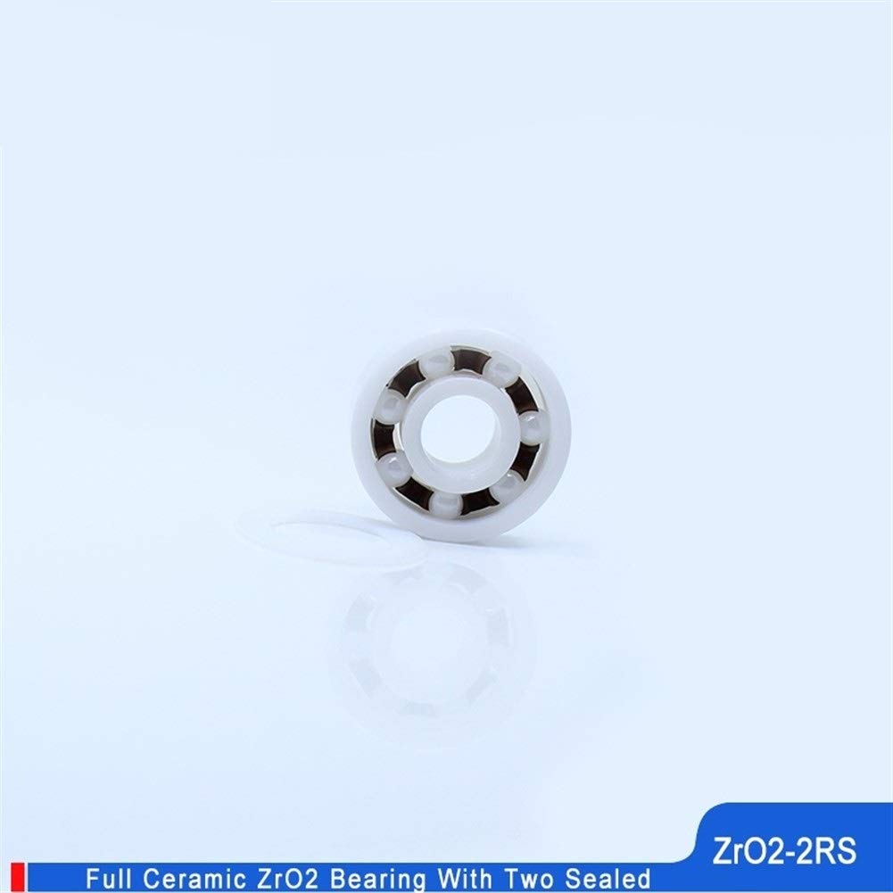 Tangjc-b 6202 6202CE ZrO2 Pleine céramique Roulement 1pc P5 6202RS Double étanchéité étanche à la poussière en céramique roulements à Billes 15x35x11 mm 6202 RS 2RS