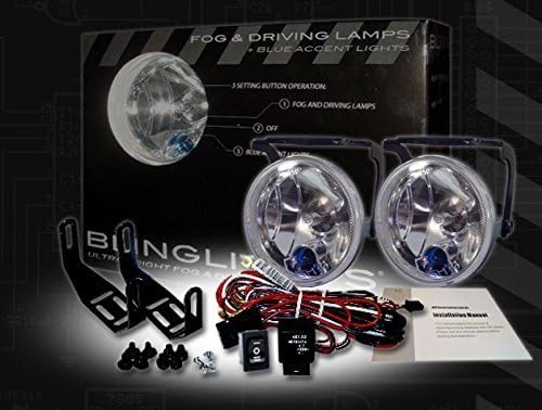 Xenon Halogen Fog Lamps Driving Lights Foglamps Foglights Kit For 2007 2008 2009 2010 2011 2012 Isuzu D-Max Denver Rodeo Pickup