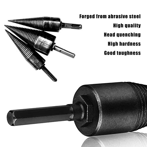 image for PetAZ Firewood Drill Bit Wood Splitter, Firewood Log Splitter Drill Bi