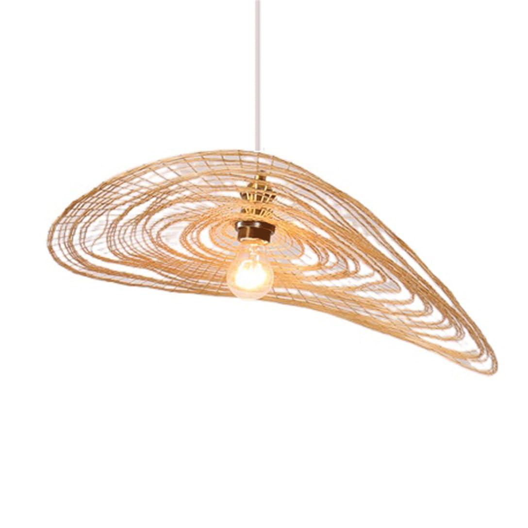 Hcipjqy Multicolor Hanging Light Fixture Creative Rattan Pendant Light Nordic Living Room Flush Mount Lighting Fixture Handmade Woven Hanging Lamp For Dining Room Kitchen Island Foyer