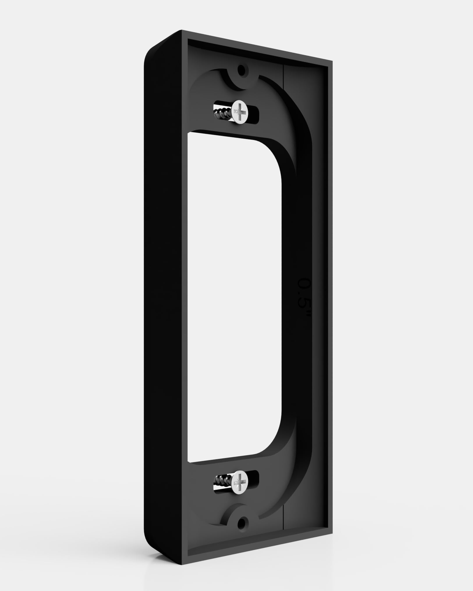 Genuine 0.5-inch Spacer for Ring Wired Doorbell Plus (Formerly Ring PRO Video Doorbell) - Premium Ring Doorbell Mount - Black