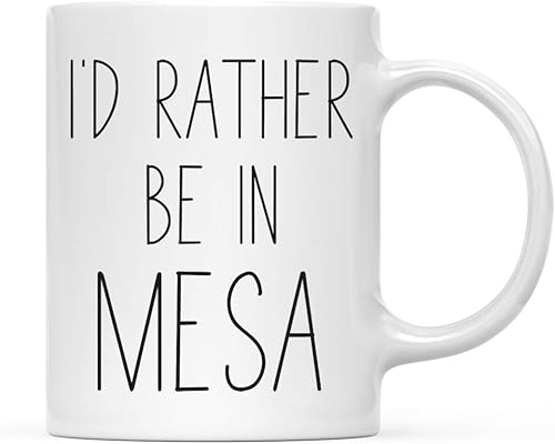 Miniatura 21 de Andaz Press Taza de café de 11 onzas con texto en inglés «I'd Rather Be in Nashville, Tennessee», 1 paquete, regalo de larga distancia