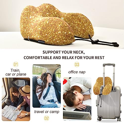 Almohada espuma viscoelástica tamaño ajustable portátil miniatura 4