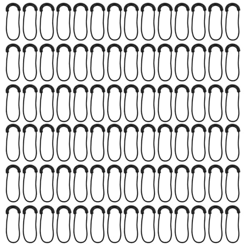 Anneome 100 Unidades Unidades Accesorios para Cremallera Tiradores Extensores Desmontables Forma Repuestos Ergonómicos para Chaquetas Maletas y Mochilas Reparación para Ropa y Equipaje