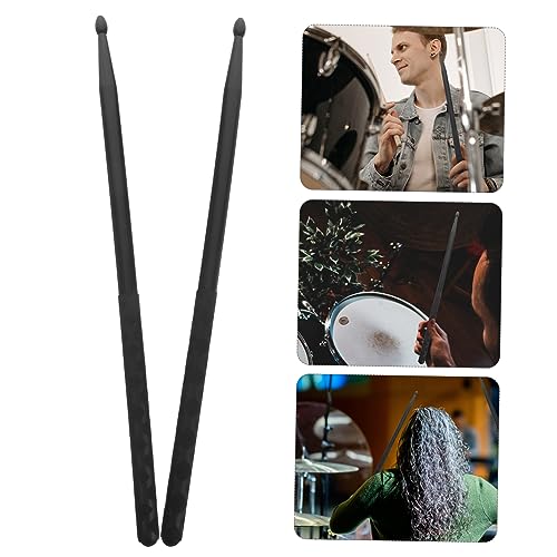 Baquetas de Nylon Antideslizantes para Batería Negro miniatura 3