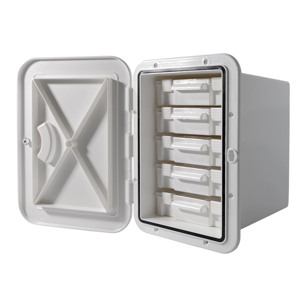 Oceansouth Hatch Aufbewahrungsbox für Angelzubehör (mit 5 Angelboxen)