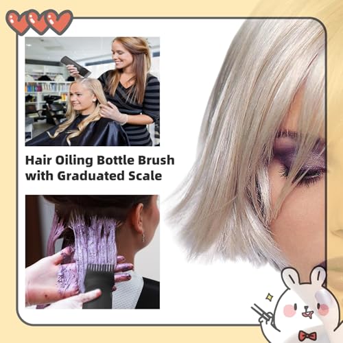 image for FXSPLCZ Root Comb Applicator Bottle Oil Applicator for Hair Dye Hair O