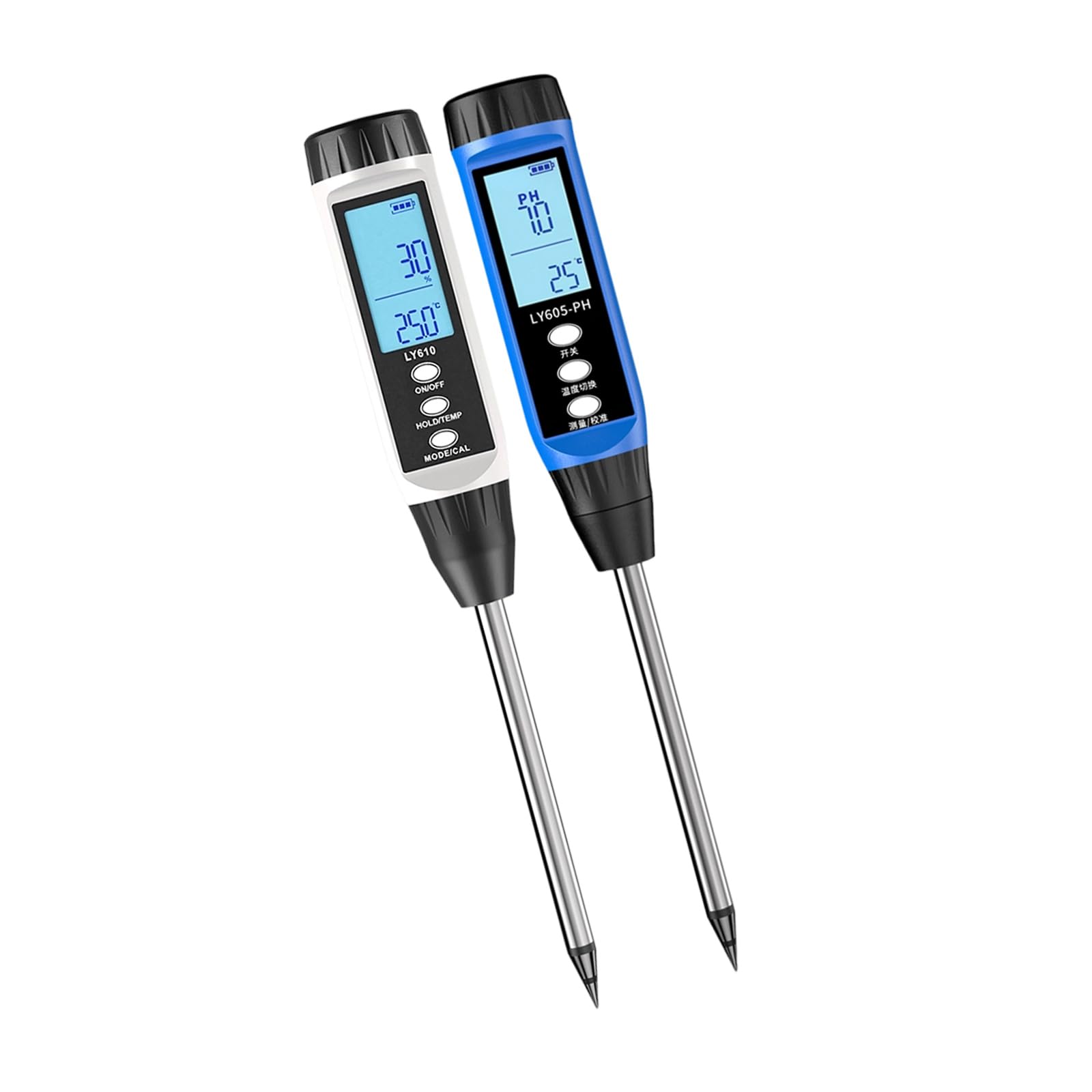 Multifunction Soil Testing Instrument Digital Acidity Meter for Stable Data Measuring Soil Acidity Tester Digital for Gardening