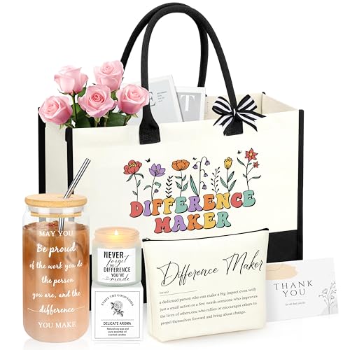Difference Maker Gift, Thank You Gifts for Women, Administrative Professional Day Paraprofessional Appreciation Gifts for Teacher Coworkers Coach Mentor Boss Leader