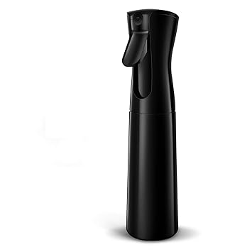Water Spray Bottle, Mister Continuous Spray Bottle for Hairstyling, Cleaning, Plants, Misting & Skin Care 300ML(10 Ounce)