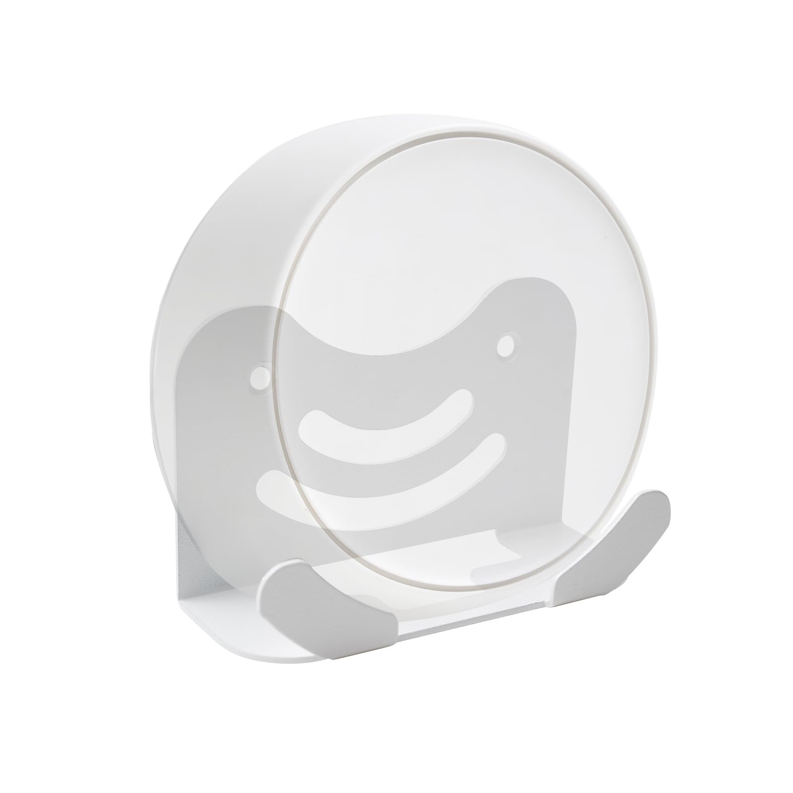 shinar Metalowy zestaw do montażu ściennego kompatybilny z TP Deco BE23 / BE25 / BE3600 / BE5000 Mesh WiFi 7 System oszczędzający miejsce, uchwyt biały, 1 opakowanie