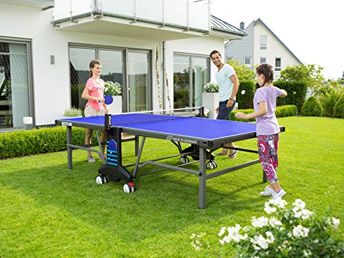 Kettler Outdoor 10 Table Tennis Table with Accessories (Blue)