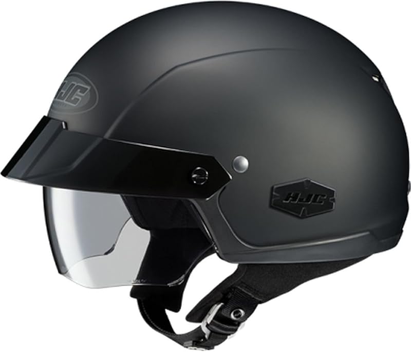 es Casco de Motocicleta Cruiser Hombre - Negro / X-Large