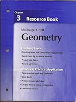 Holt McDougal Larson Geometry: Resource Book: Chapter 3 0618734325 Book Cover
