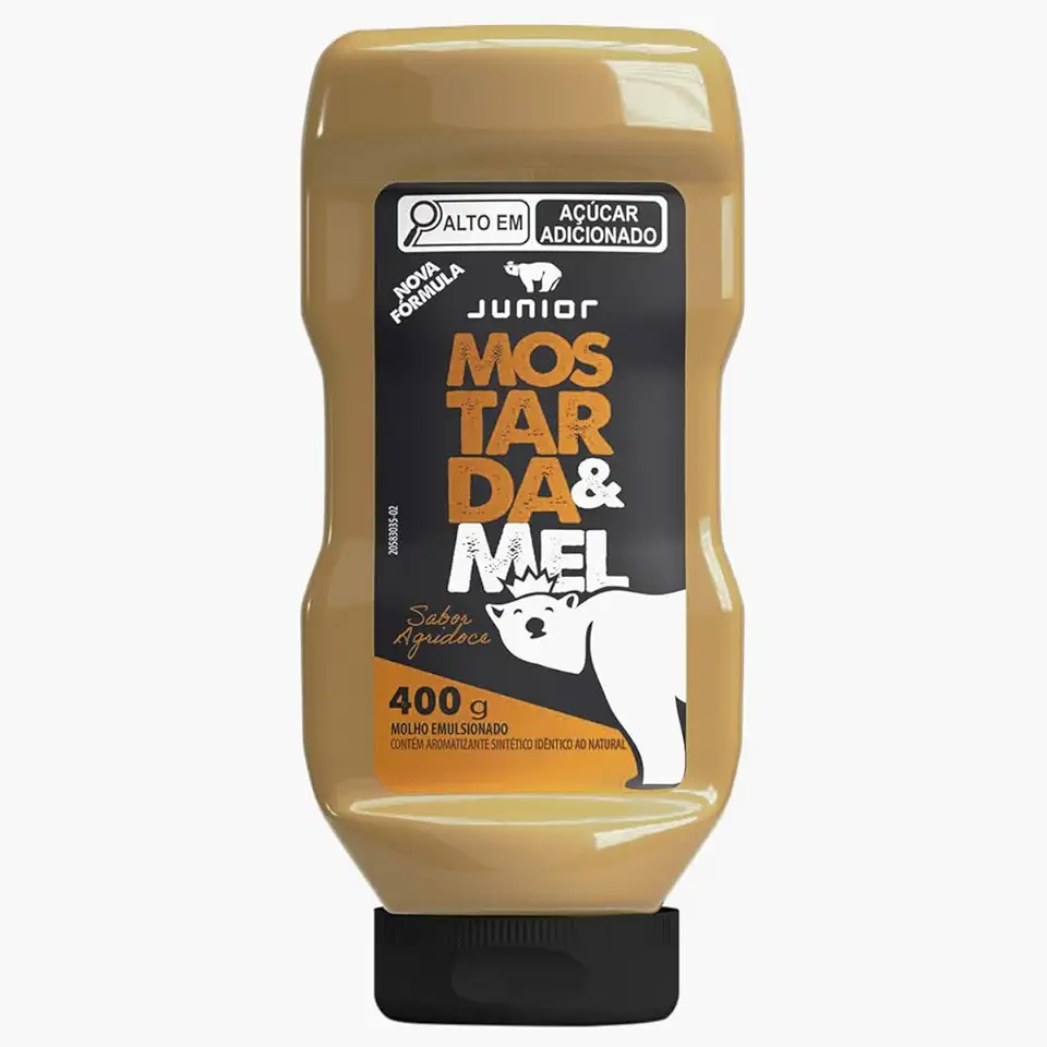 MOLHO MOSTARDA E MEL JUNIOR FRASCO 400G