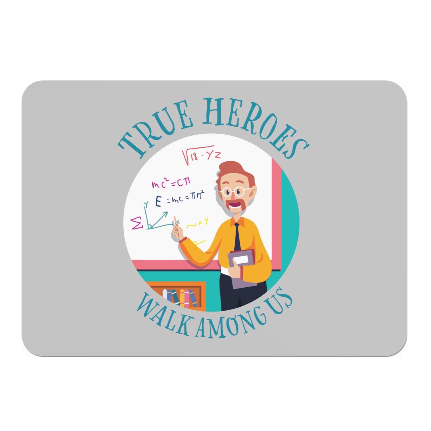 Sets de table en liège gris de qualité supérieure True Heroes 39x28cm
