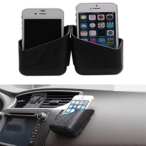 Creatieve auto auto opslag auto bril doos mobiele telefoon opbergdoos 2 stuks, zwart - Image 7