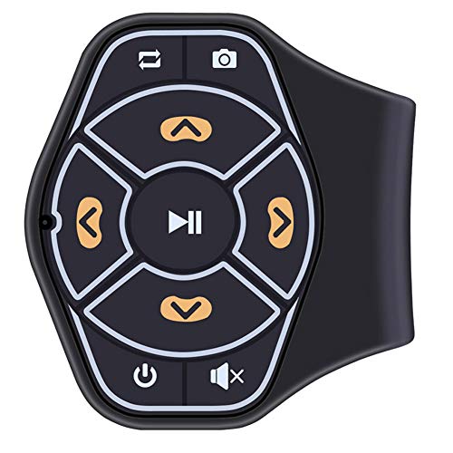 Preisvergleich Produktbild Heylas Bluetooth Fernbedienung Auto Button Lenkrad Telefon Fernbedienung, Neue Bluetooth Autolenkrad Telefonfernbedienung Handy Bluetooth Fernbedienung