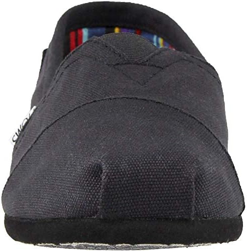 TOMS Men's Classic Canvas Slip-On, Black/Black - 12 D(M) US | Image 4