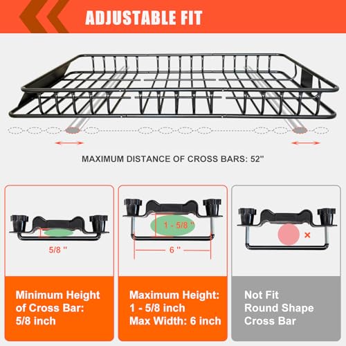 MeeFar Roof Rack Carrier Basket